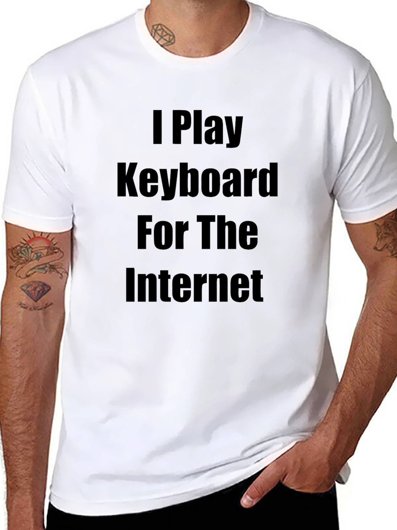 I Play Keyboard for the Internet T-Shirt